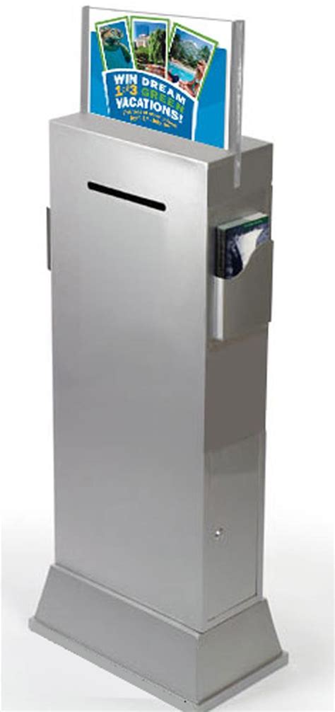 locking metal ballot box 17 x 11|Locking Ballot Boxes .